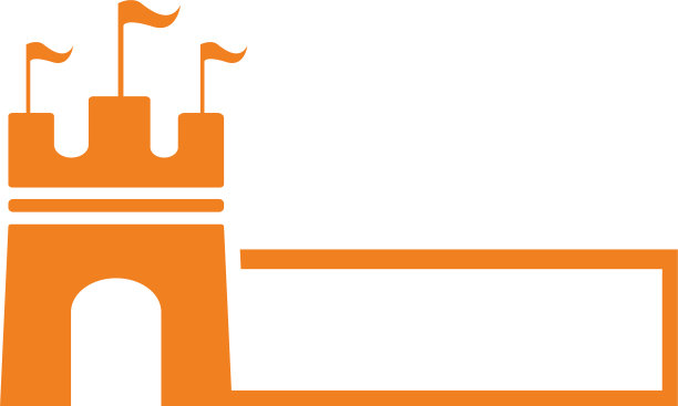 城堡标志插图模板图片下载