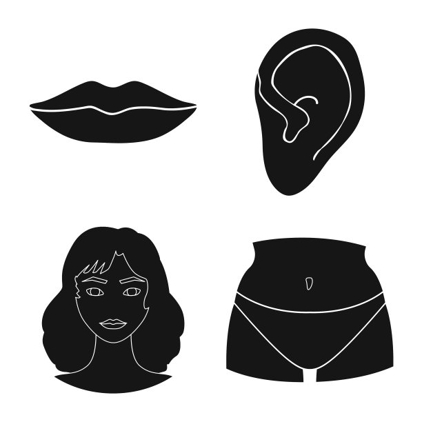 隔离的对象主体和零件标识集主体图片下载