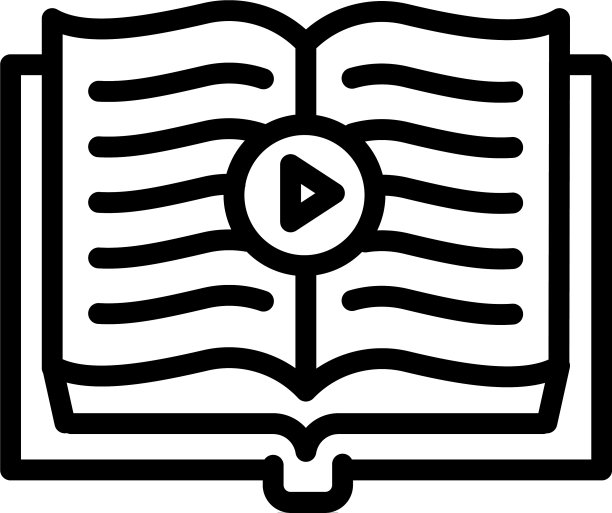 电子书图标轮廓样式图片下载