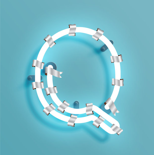 圣诞字体的霓虹字体图片下载