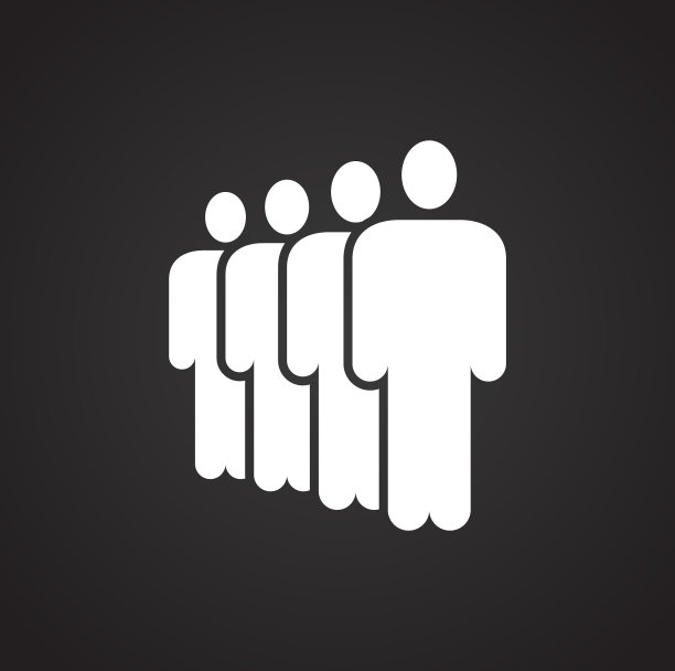 业务人员相关图标的背景图片下载