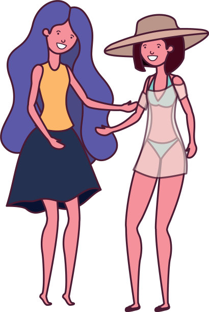 在白色背景下跳舞的女人图片下载