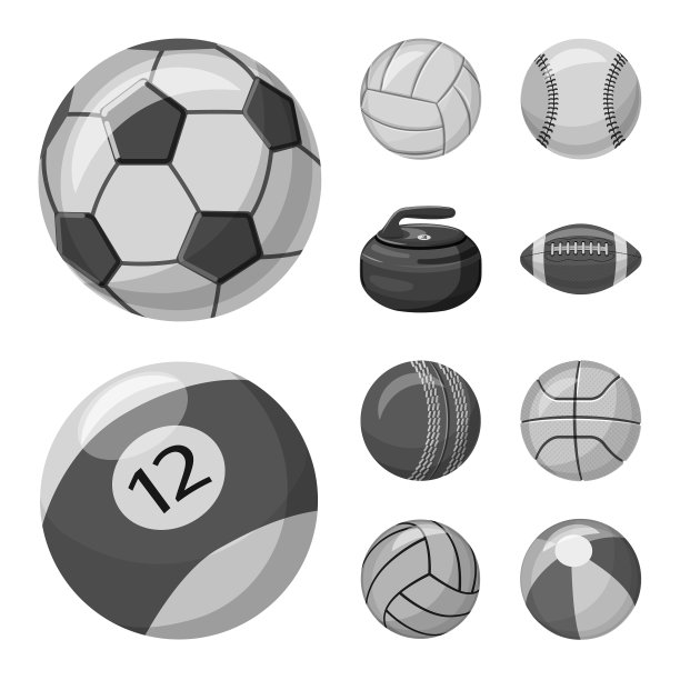 运动和球标志图片下载