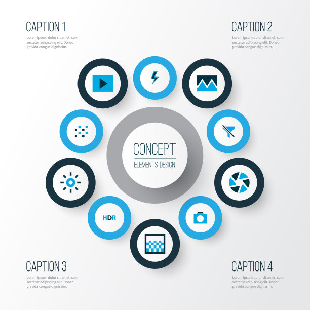 图像图标的颜色设置与摄影图片下载