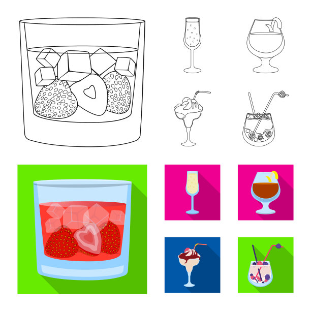 酒类和餐厅标志图片下载