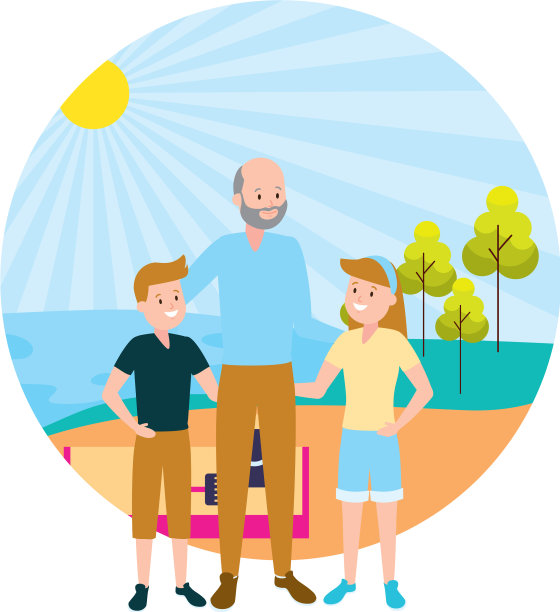 家庭的人在户外图片下载