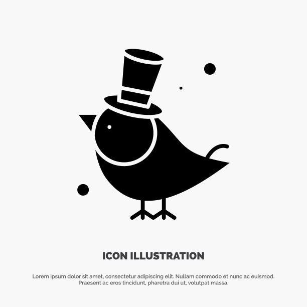 鸟飞宠物麻雀立体象形图标图片下载