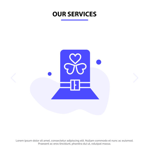 我们的服务服装日绿帽子帕特里克固体图片下载