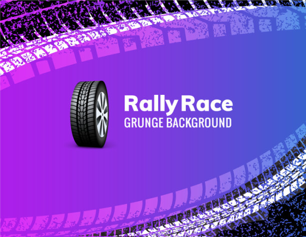 拉力赛垃圾轮胎泥车背景图片下载