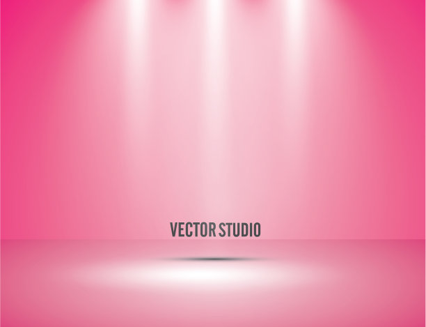 用作空的粉色工作室房间灯光探测器图片下载