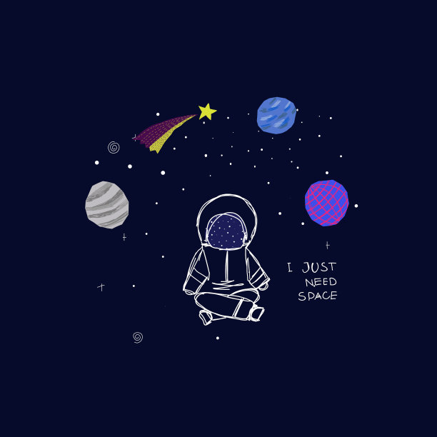 我只是需要太空星球宇航员卡图片下载