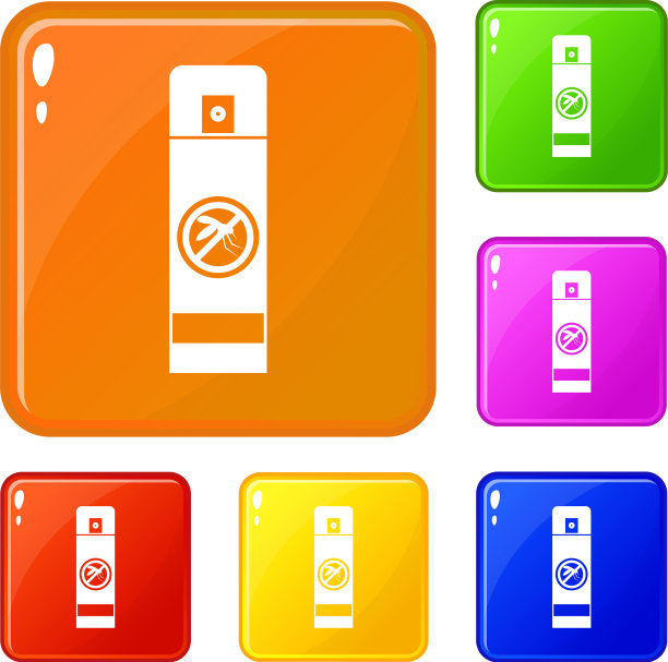 蚊子喷雾图标设置颜色图片下载