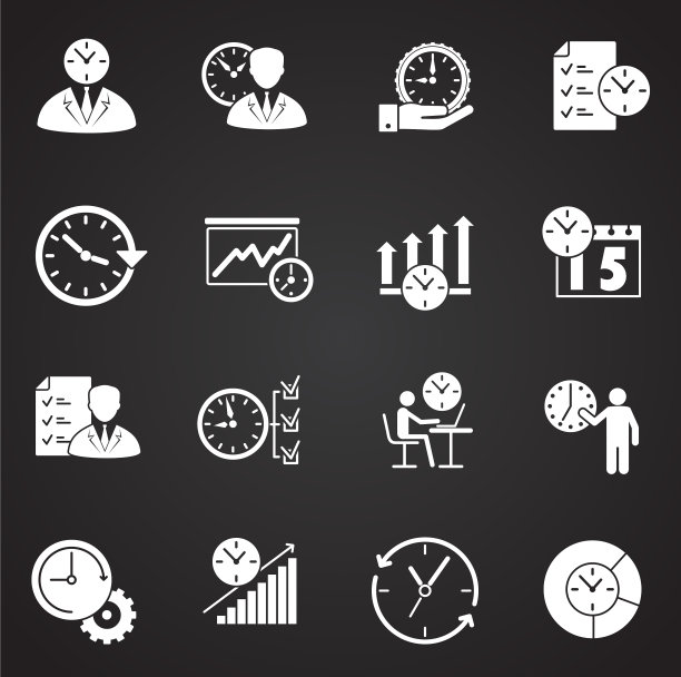 时间管理相关的图标设置在后台图片下载