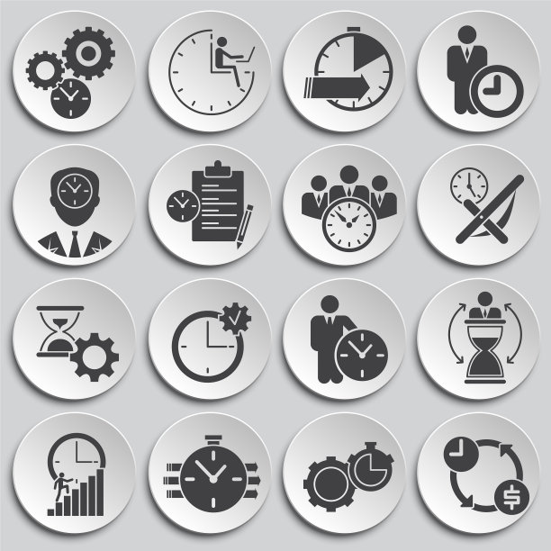 时间管理相关的图标设置在后台图片下载