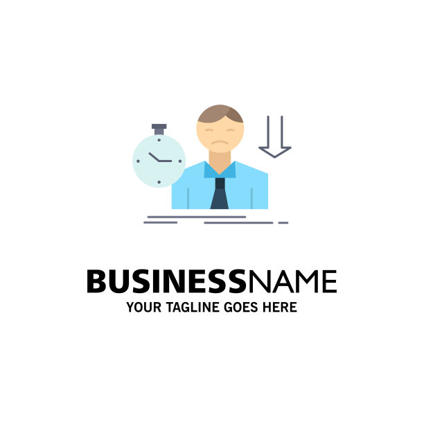 失败失败悲伤沮丧时光平坦彩色图标图片下载