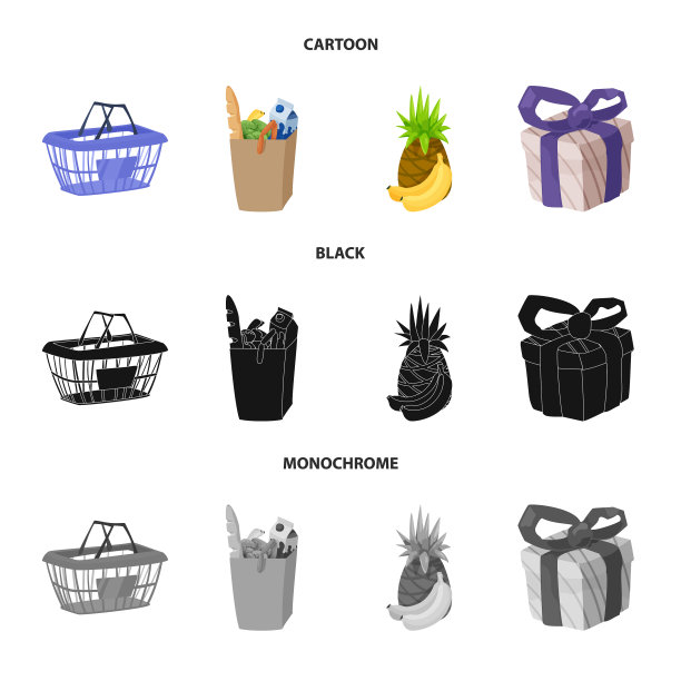 孤立物体食物和饮料符号图片下载