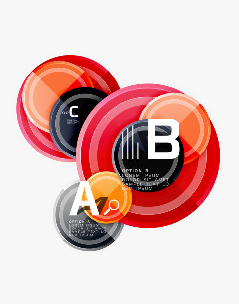 圆形图案抽象圆形构成图片下载