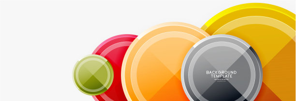 抽象的圆形几何形状现代圆图片下载