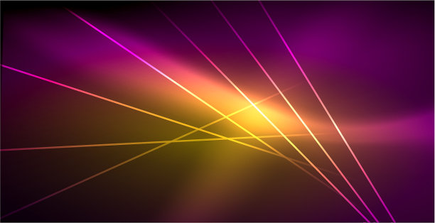 霓虹发光线魔术能量空间光图片下载