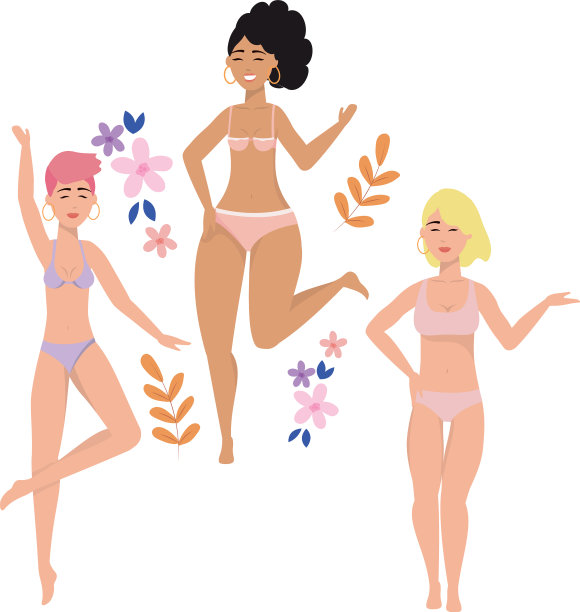 穿着内衣设计的女性化身图片下载