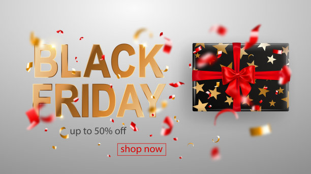 黑色星期五促销标语图片下载