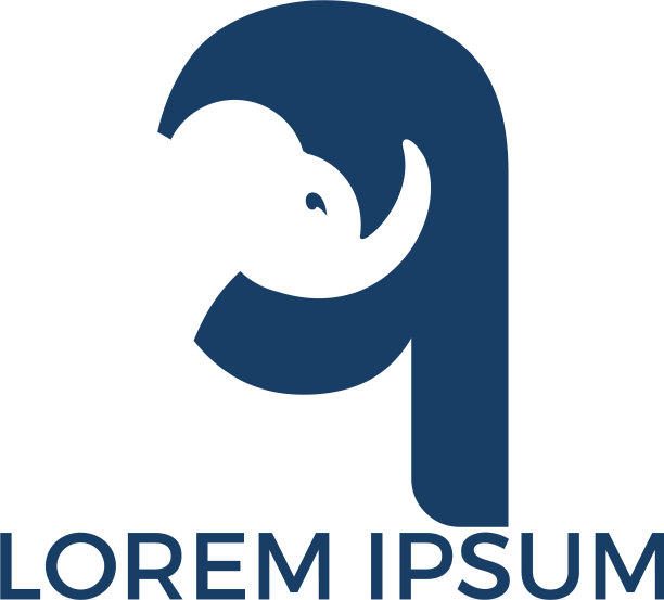 现代象q字母字母标志设计图片下载