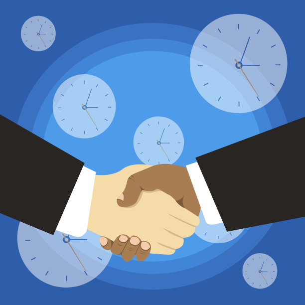 多种族男性之间的特写握手图片下载