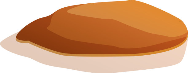 峡谷石图标卡通风格图片下载