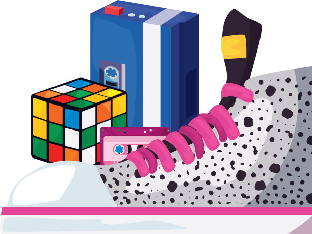 80年代的复古风格图片下载