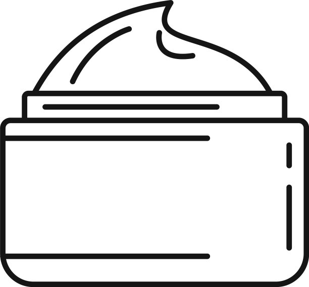 美甲霜图标轮廓风格图片下载