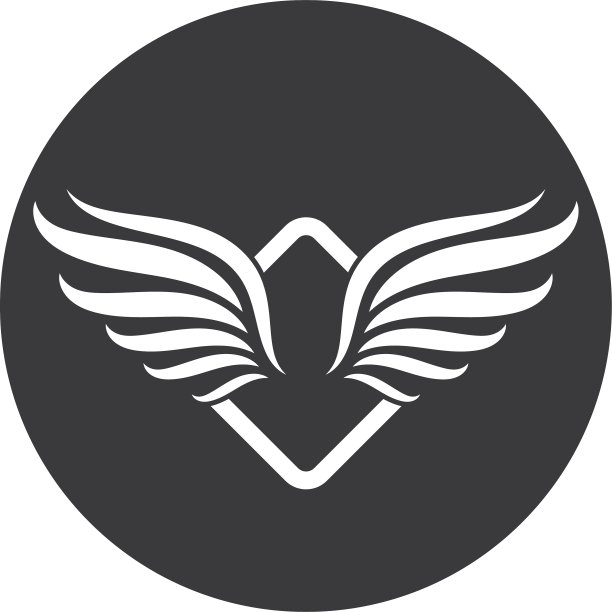 翼标志符号图标图片下载