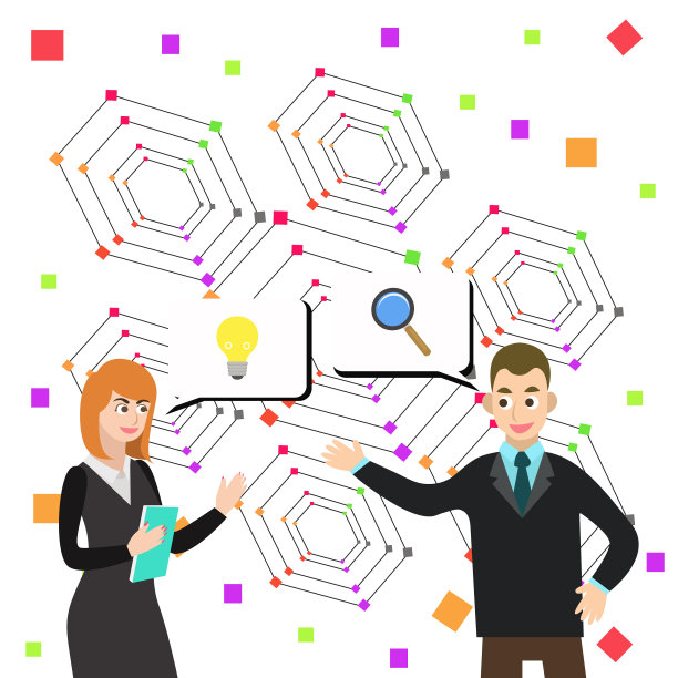 两个红头发的商业伙伴或同事图片下载