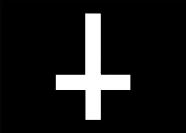 十字圣彼得或彼得十字隔离图片下载