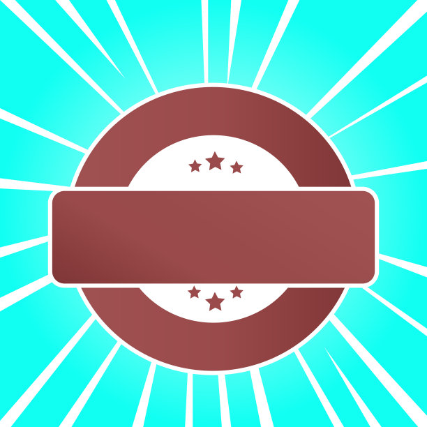 彩色的圆形标签，上面有三颗星星图片下载