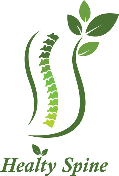 脊柱诊断符号标志模板图片下载