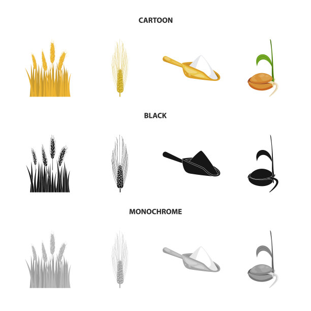 孤立对象农业和农业符号图片下载