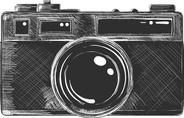 用于海报装饰和印刷的雕刻风格图片下载