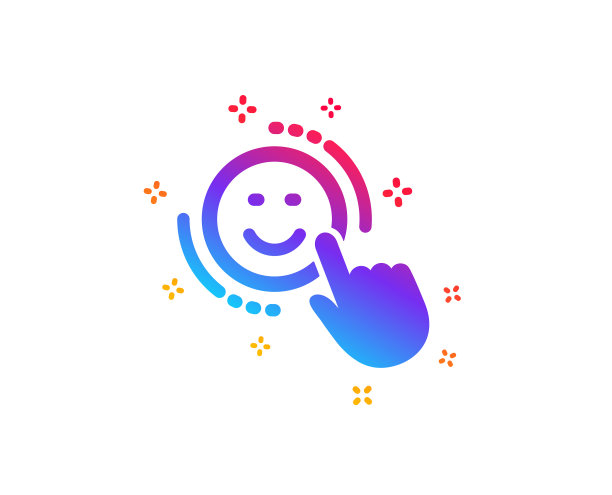 微笑图标积极反馈评级标志图片下载