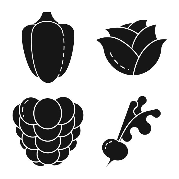 素食和有机标志图片下载