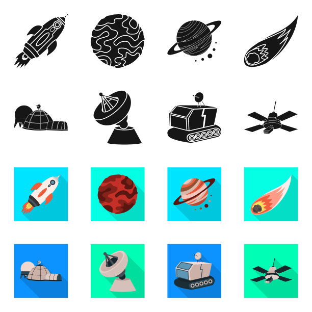 设计天文技术标志图片下载