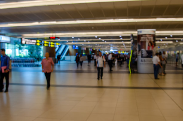 模糊机场客运大楼图片下载