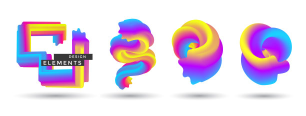 设置抽象彩旗图片下载