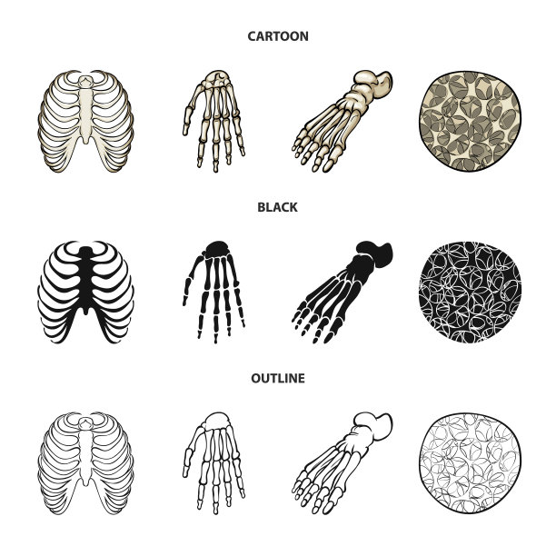 设计医药和临床标志套图片下载