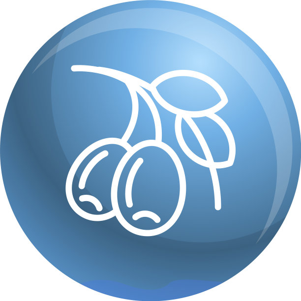 橄榄枝图标轮廓风格图片下载