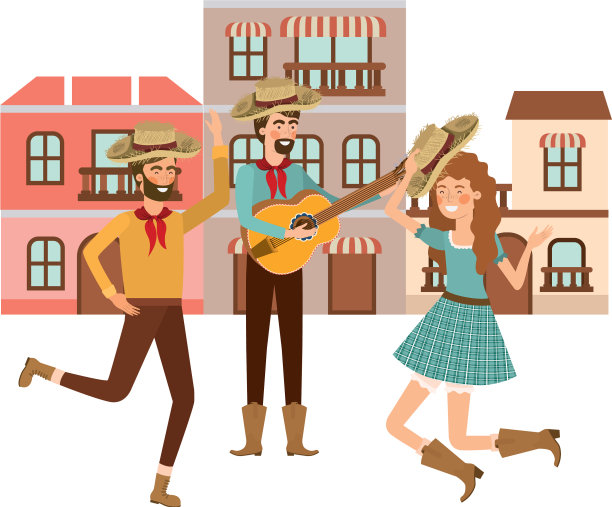 以农民为背景的人群跳舞图片下载