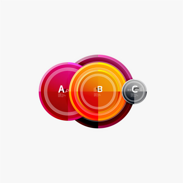 圆形图案抽象圆形构成图片下载