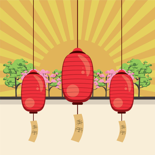 日语纸灯图片下载