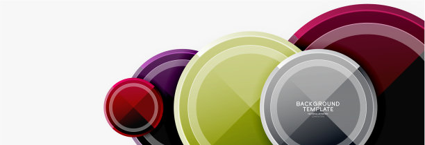 圆形图案抽象圆形构成图片下载