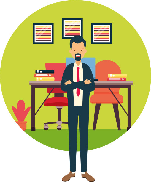 商人的办公室工作图片下载