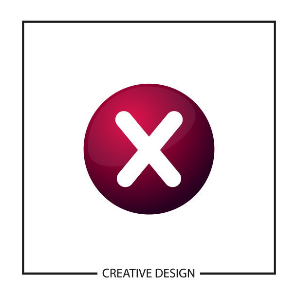 字母X logo模板设计图片下载